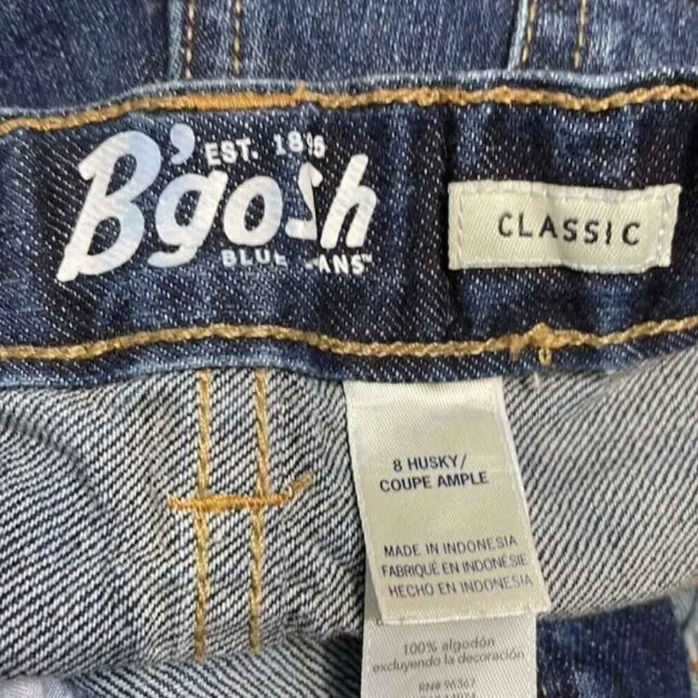 Oshkosh 100% Cotton Classic Jeans size 8 Husky‎